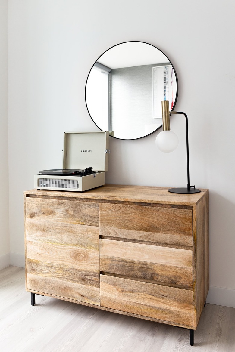 Modern rustic dresser